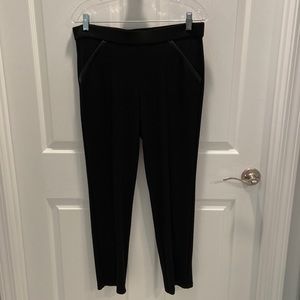 Pull on Pants like Leggings no zipper or buttons Size 12 Black